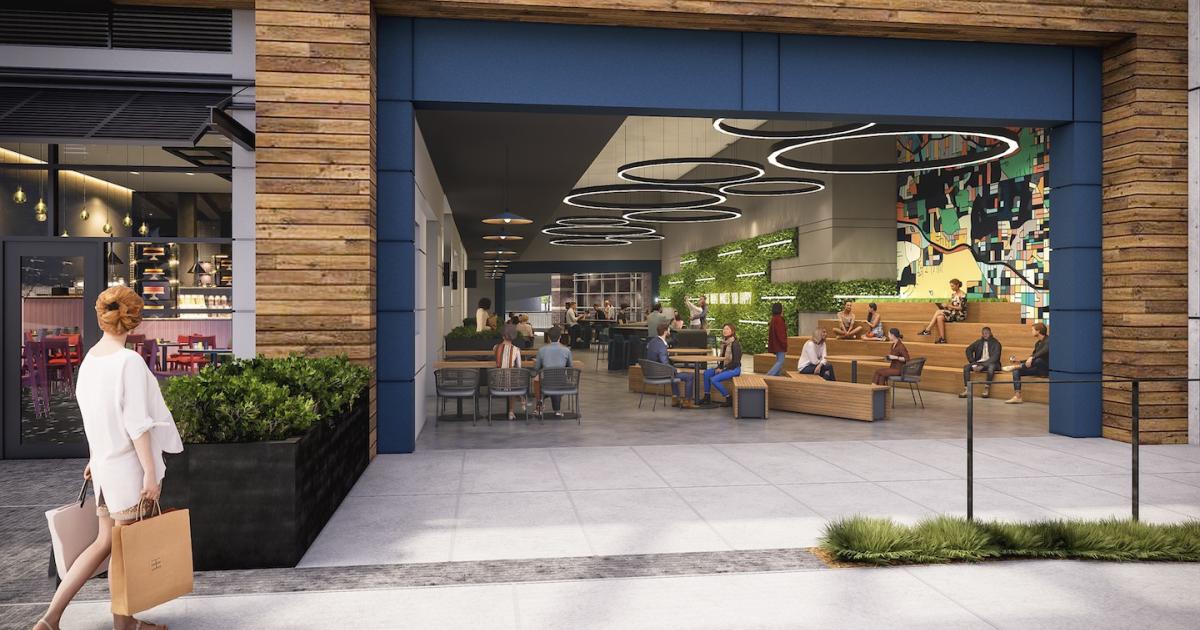 Renderings Fresh look for Buckhead's Lenox Marketplace revealed